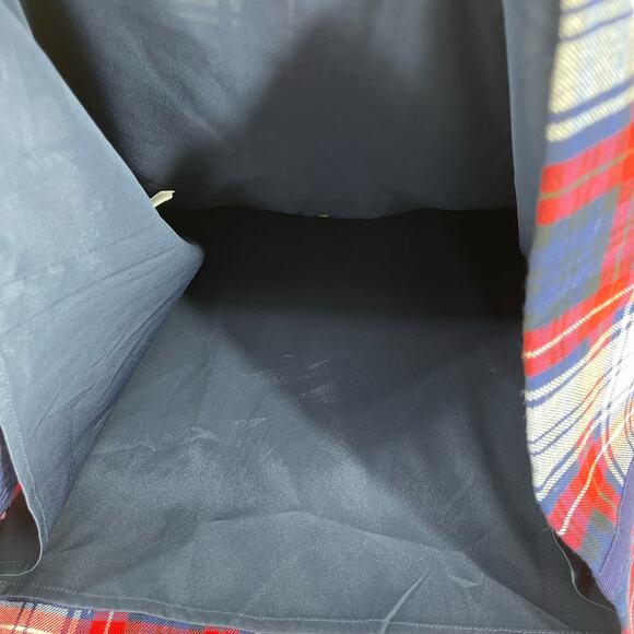 Vineyard Vines Wool Red White Blue Plaid Summer Skirt Sz 4 Preppy Country Club - Picture 15 of 16